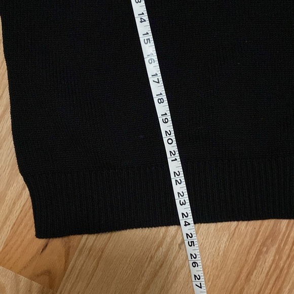 Ralph Lauren Toggle Button Knit Sweater Pullover Womens M Black Preppy old money - Picture 11 of 11